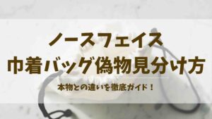 ノースフェイス 巾着バッグの偽物の見分け方は？本物との違いや安全な購入先も徹底解説！